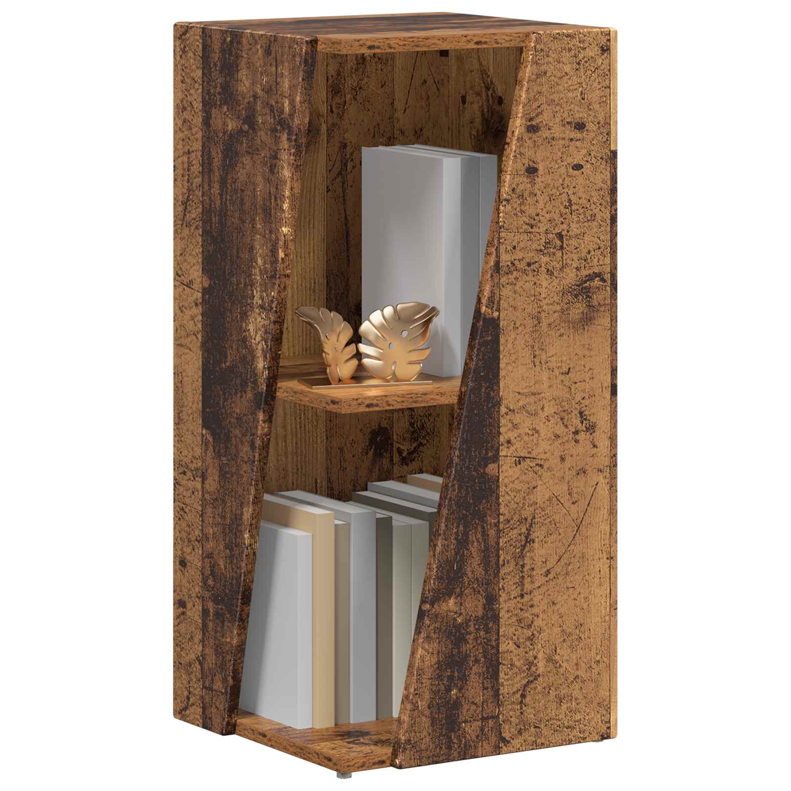 Sidobrett Gammalt trä 33 x 32 x 70,5 cm Konstruerat trä