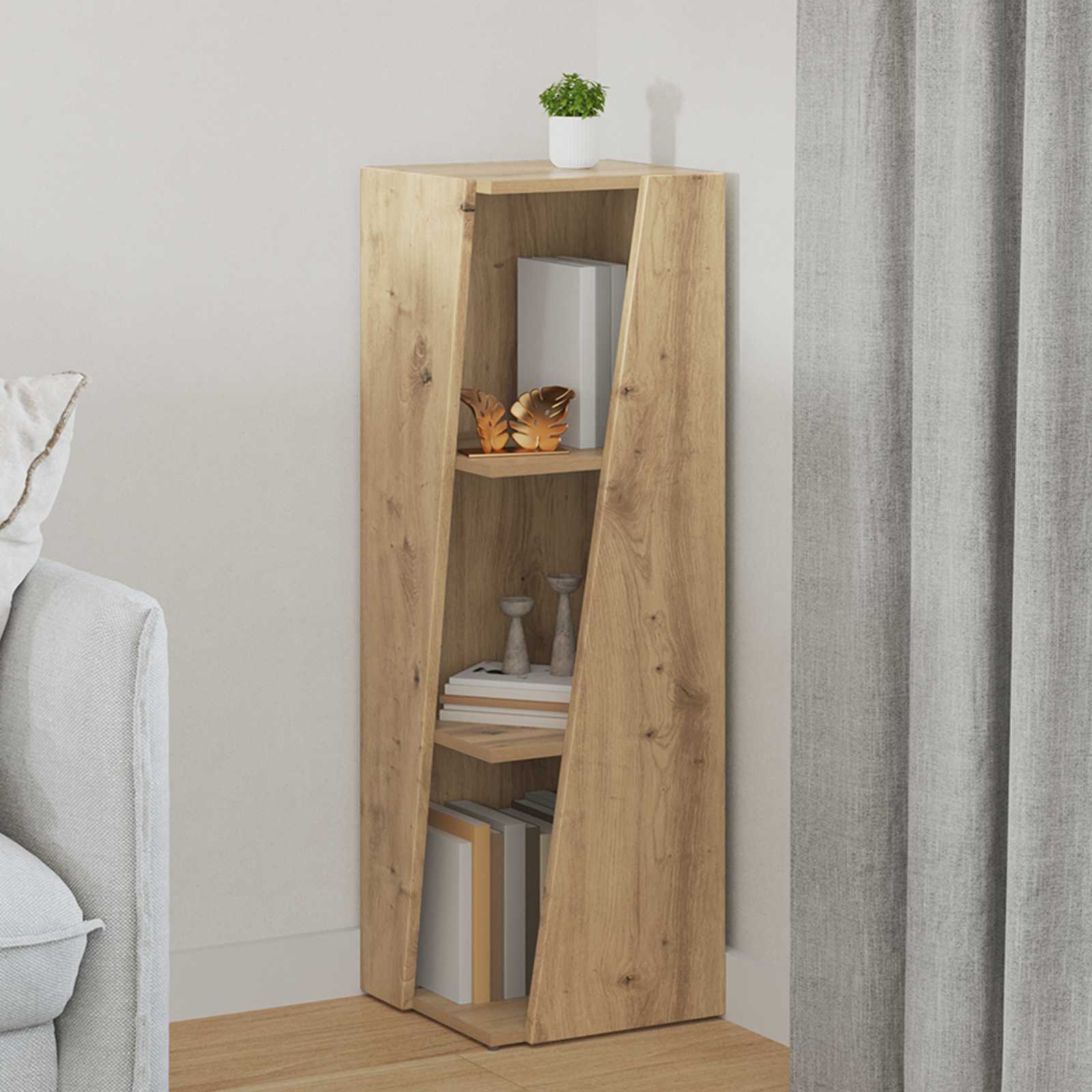 Sidobrett 33 x 32 x 100,5 cm Konstruerat trä Artisan Ek
