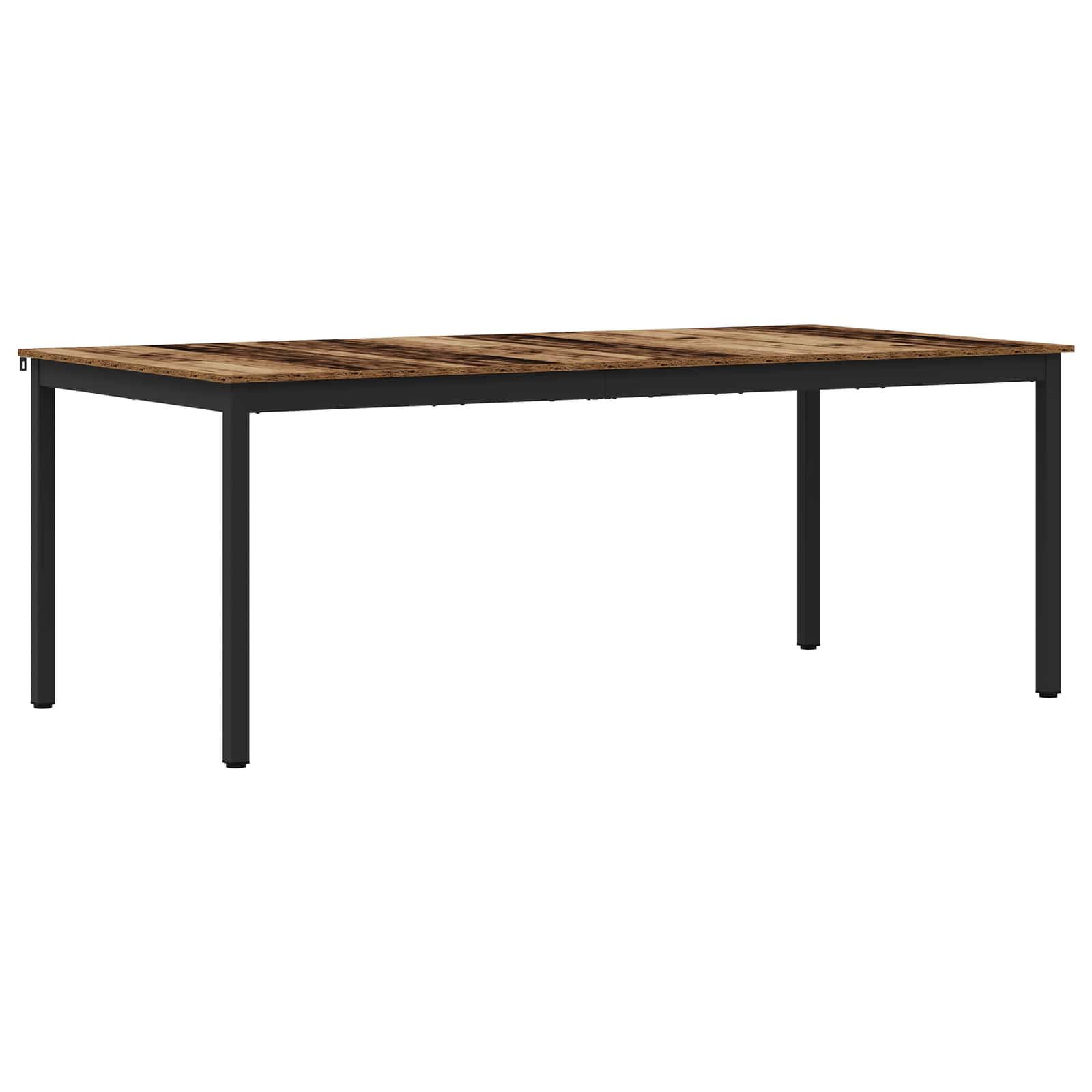 Matbord 200 x 100 x 75 cm Konstruerat trä Rektangulär