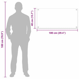Köksplånbak 2 pcs Ljusgrå 100 x 40 cm härdat glas