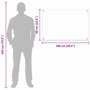 Köksplånbak 2 pcs Mörkgrå 100 x 60 cm härdat glas