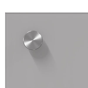 Köksplånbak 2 pcs Ljusgrå 110 x 40 cm härdat glas