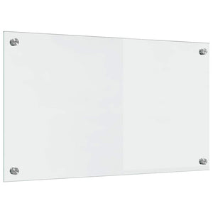 Köksplånbak 2 pcs Transparent 70 x 40 cm härdat glas