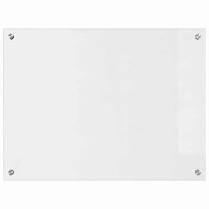 Köksplånbak 2 pcs Transparent 80 x 60 cm härdat glas