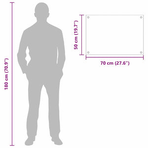 Köksplånbak 2 pcs Svart 70 x 50 cm härdat glas