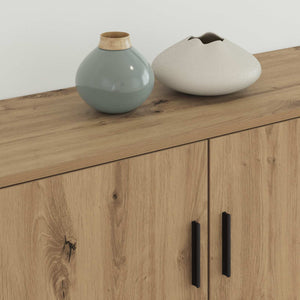 Väggmonterad TV-byrå Set 2 pcs Artisan Ek 100 x 34,5 x 40 cm