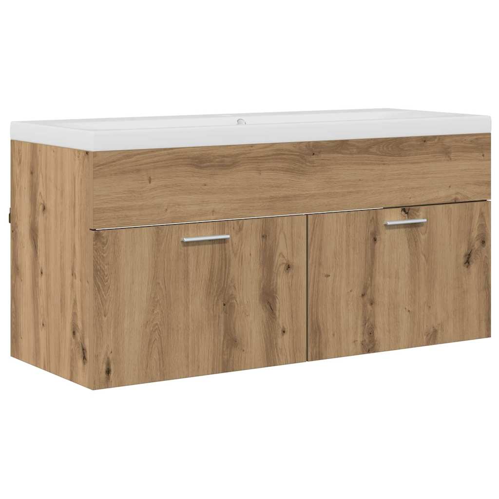 Badrumsskåp Artisan Ek 100 x 38,5 x 46 cm Konstruerat trä