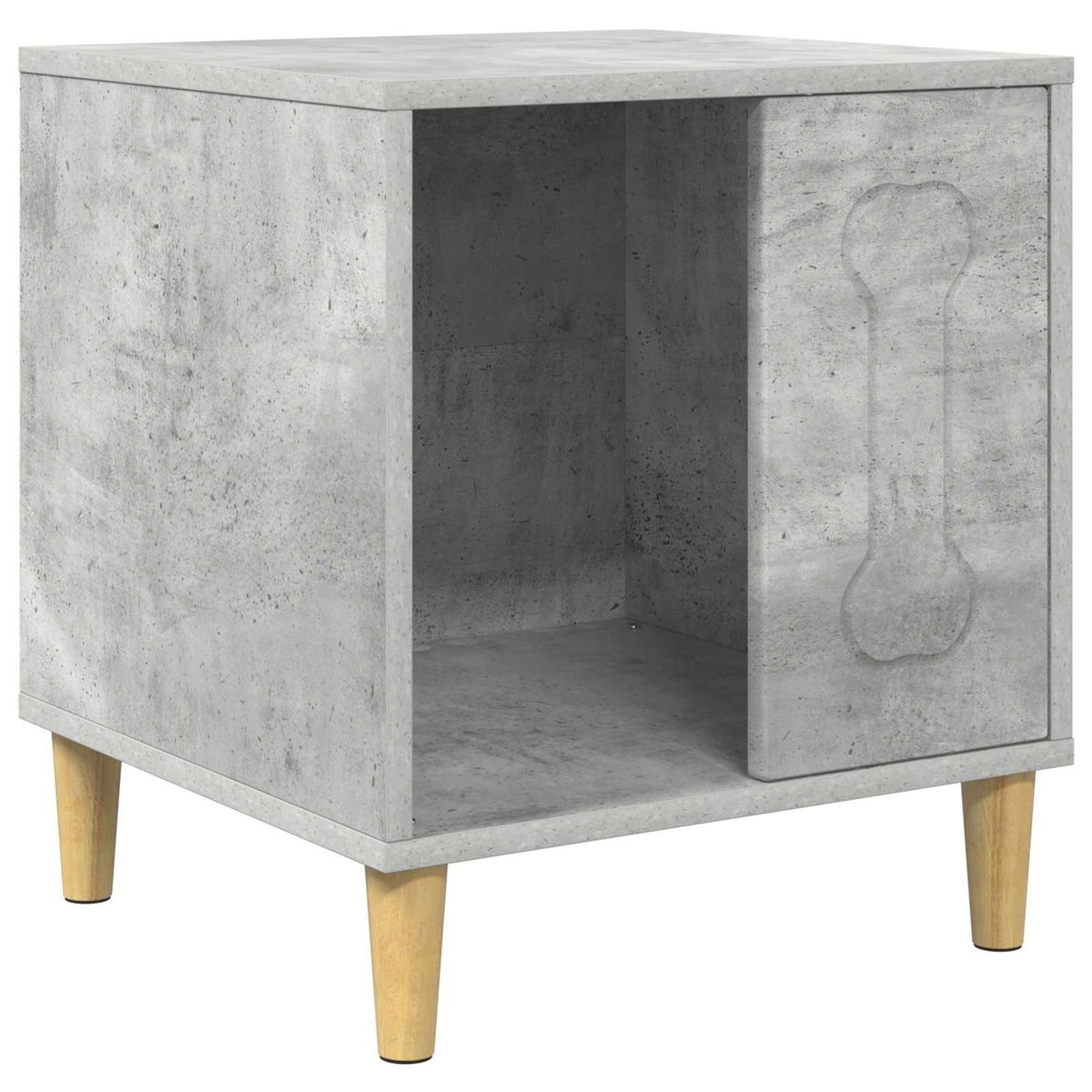 Hundhus Betonggrå 44 x 42 x 49 cm Konstruerat trä
