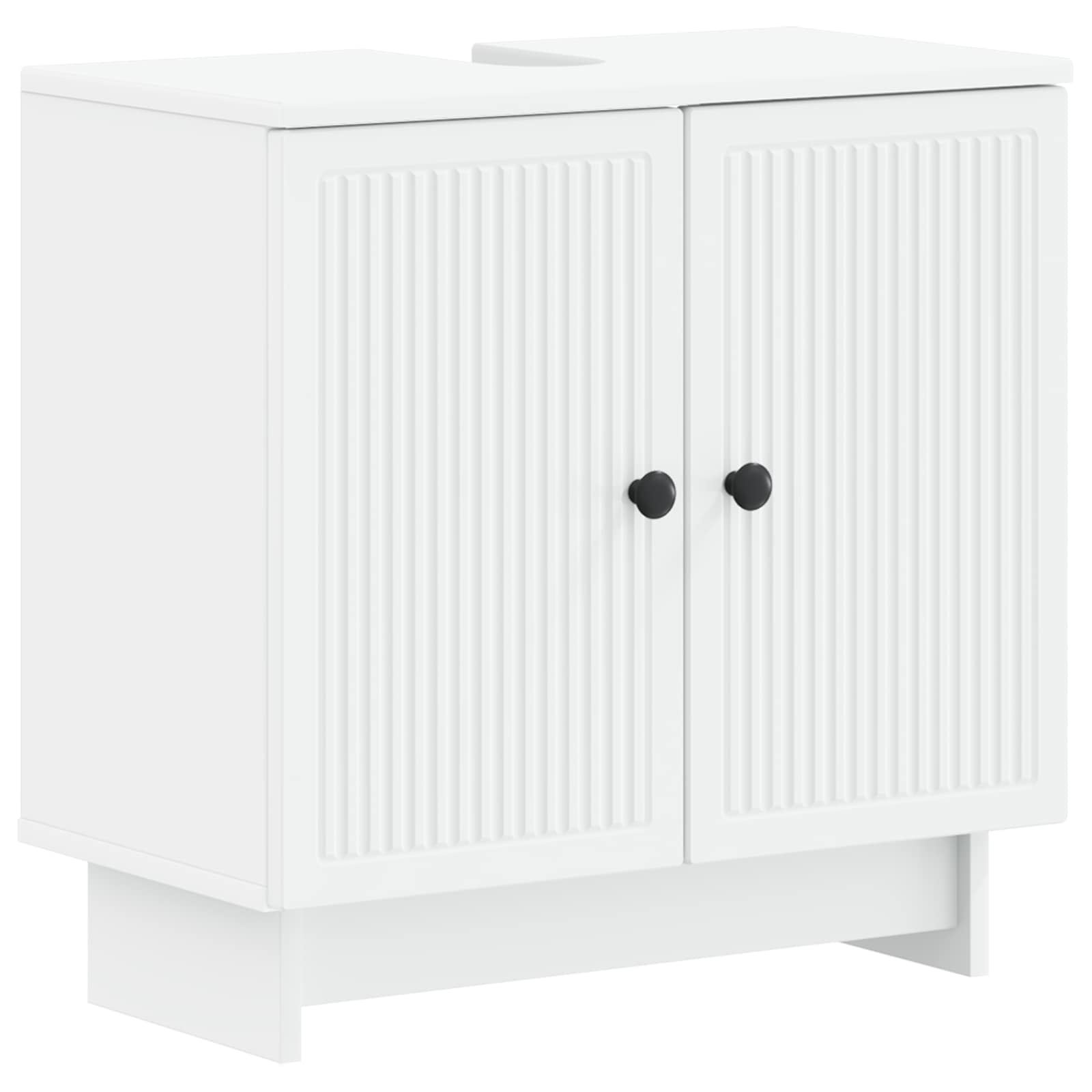 Badrumsskåp med handfat UTRECHT Vit 59,5 x 31,5 x 59 cm