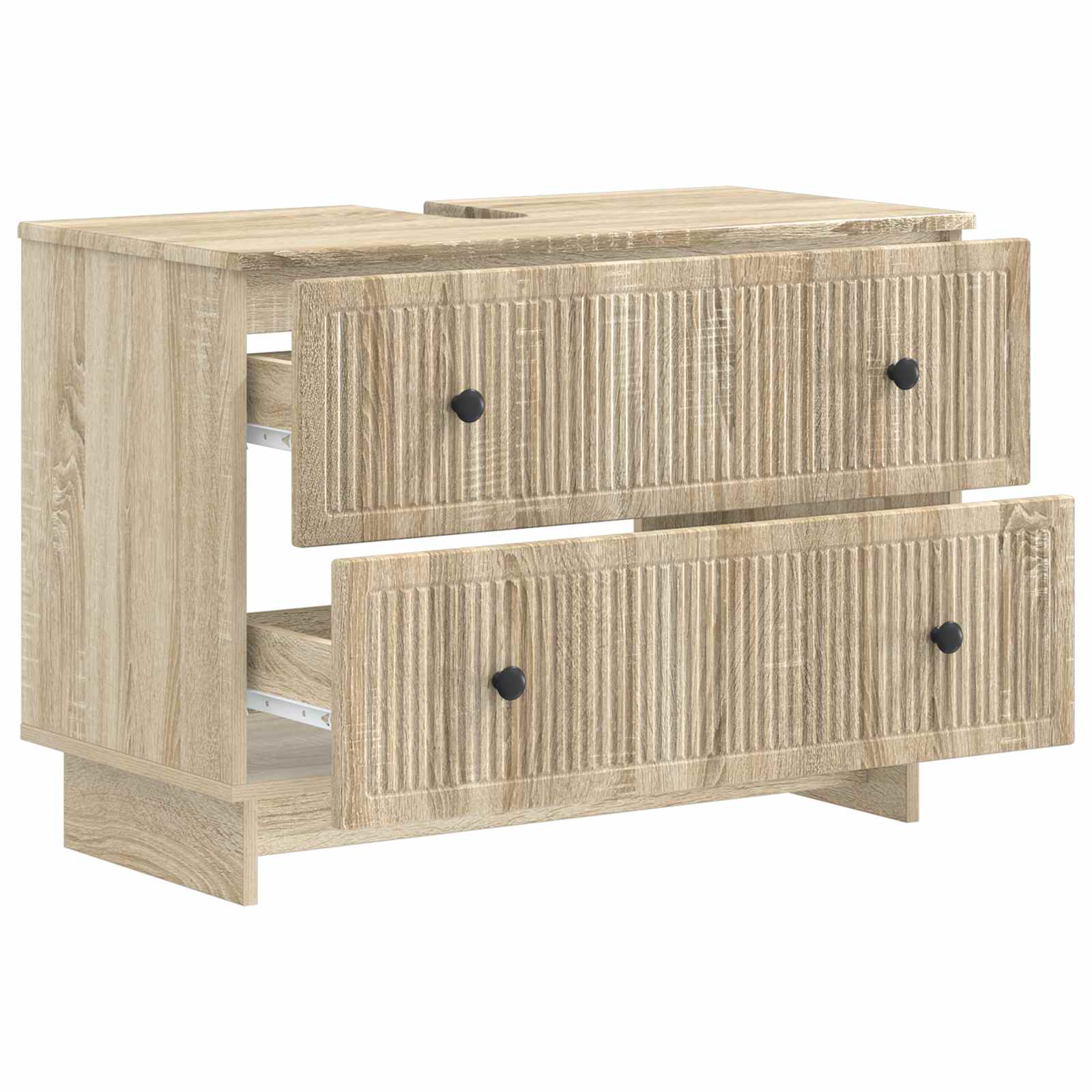 Badrumsskåp med handfat EDE Sonoma-ek 82 x 41 x 59 cm