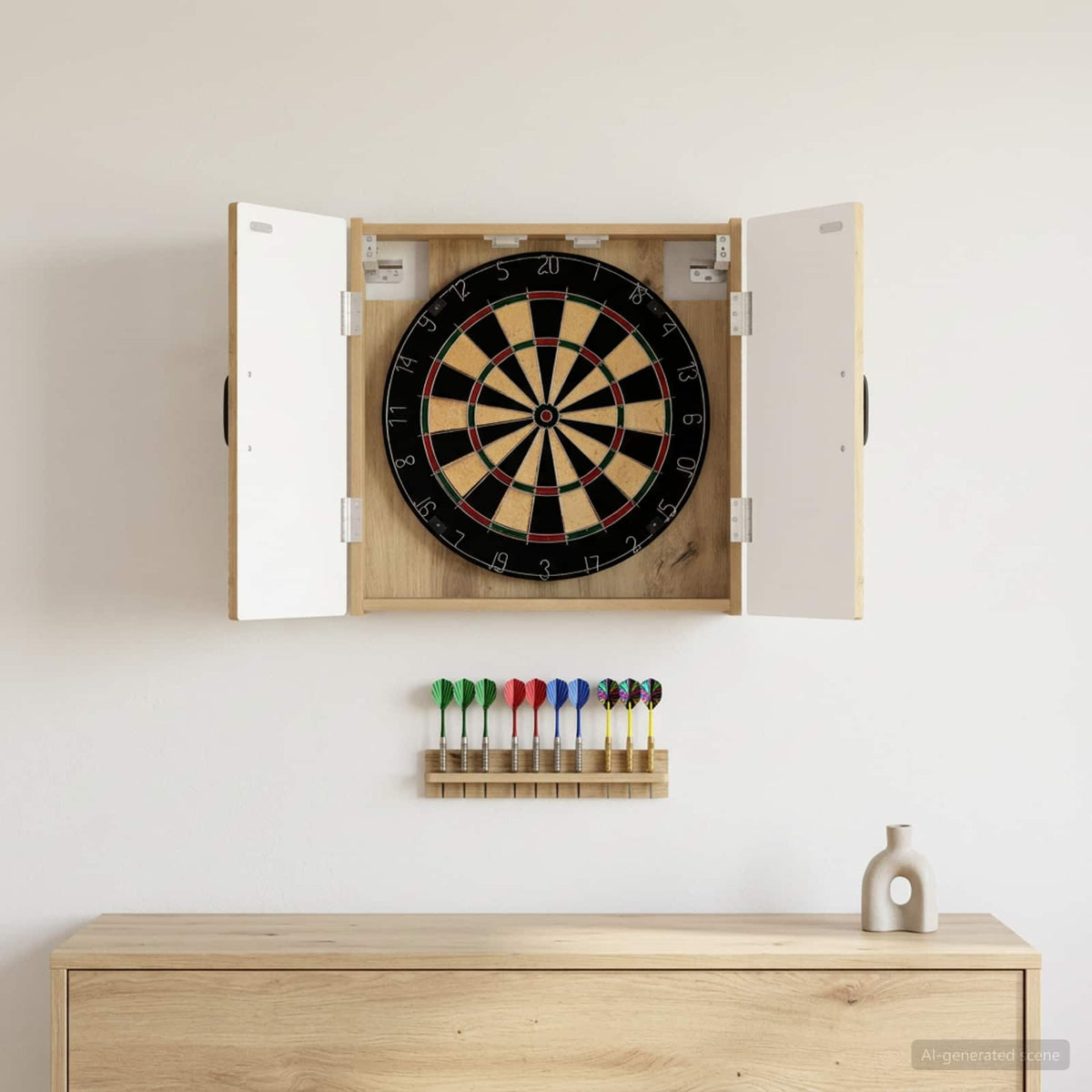 Darttavla Skåp HOORN Artisan-ek 52,5 x 10,5 x 53,5 cm