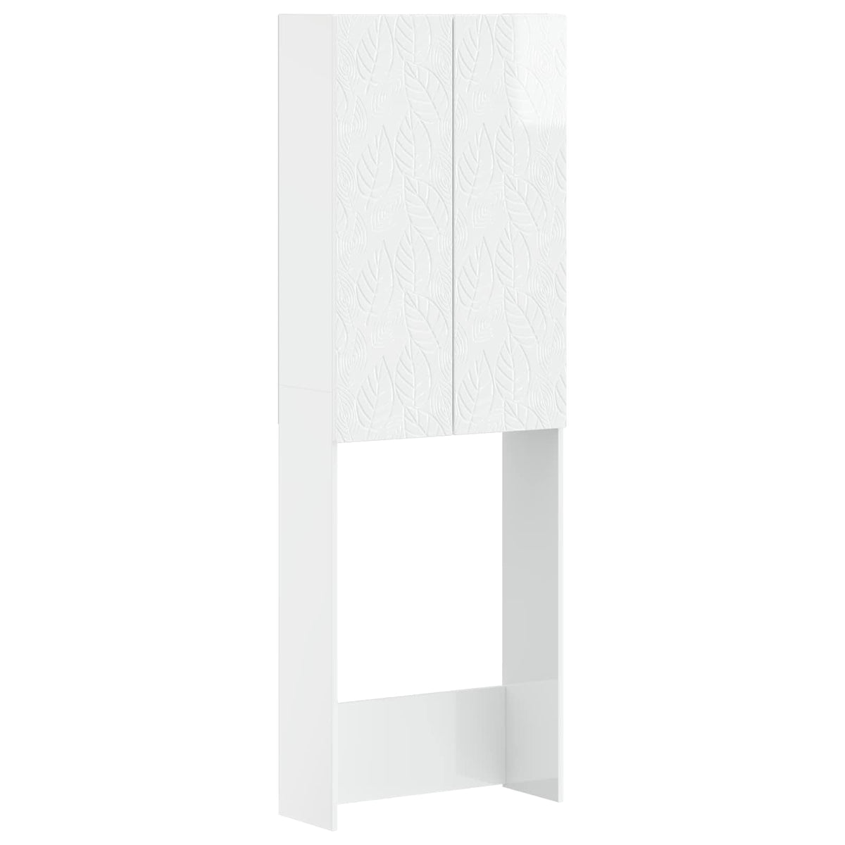 Toalett skåp DELFT Vit högglans 66 x 25,5 x 190 cm