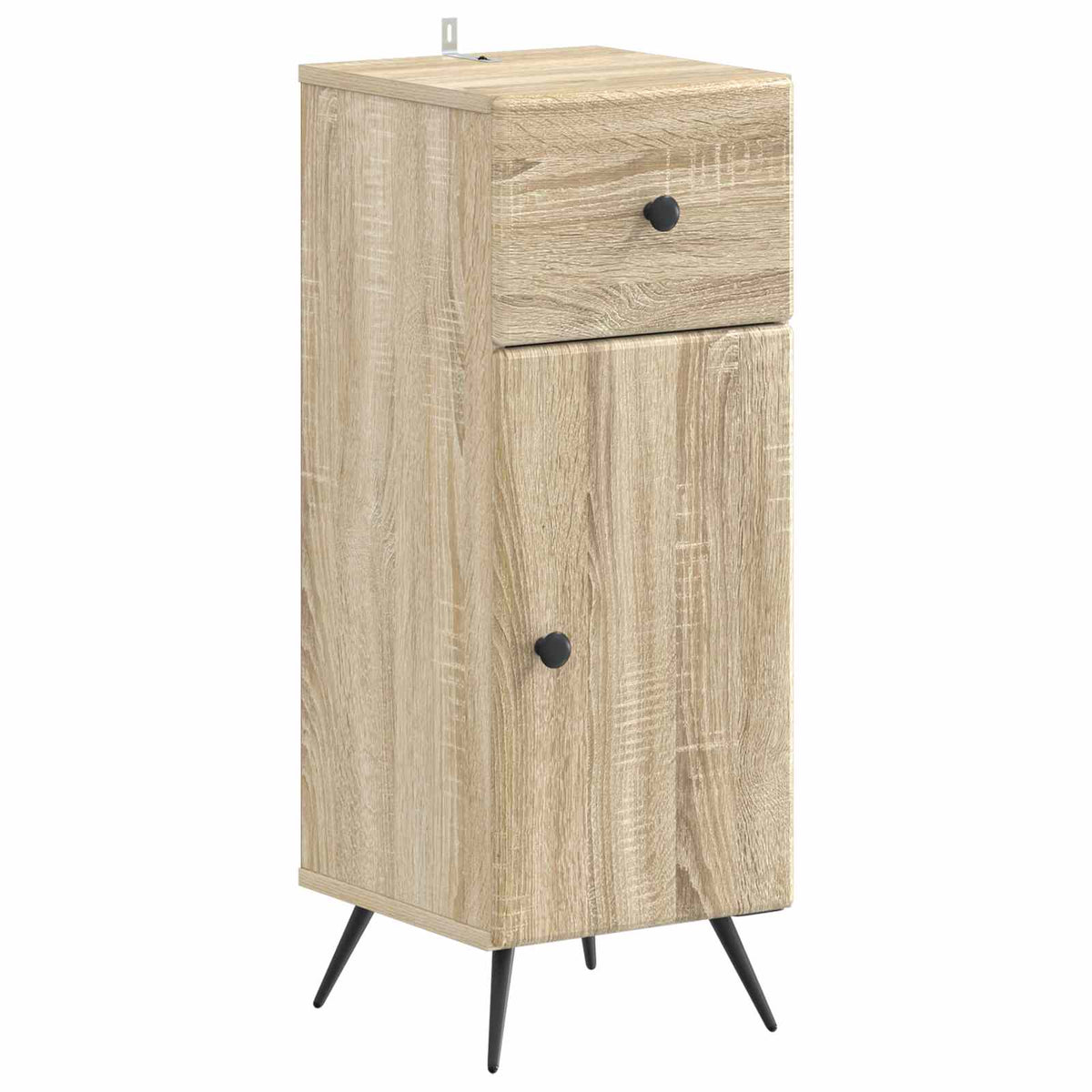 Badrumsskrubb BREDA Sonoma-ek 30 x 31 x 80 cm Konstruerat trä