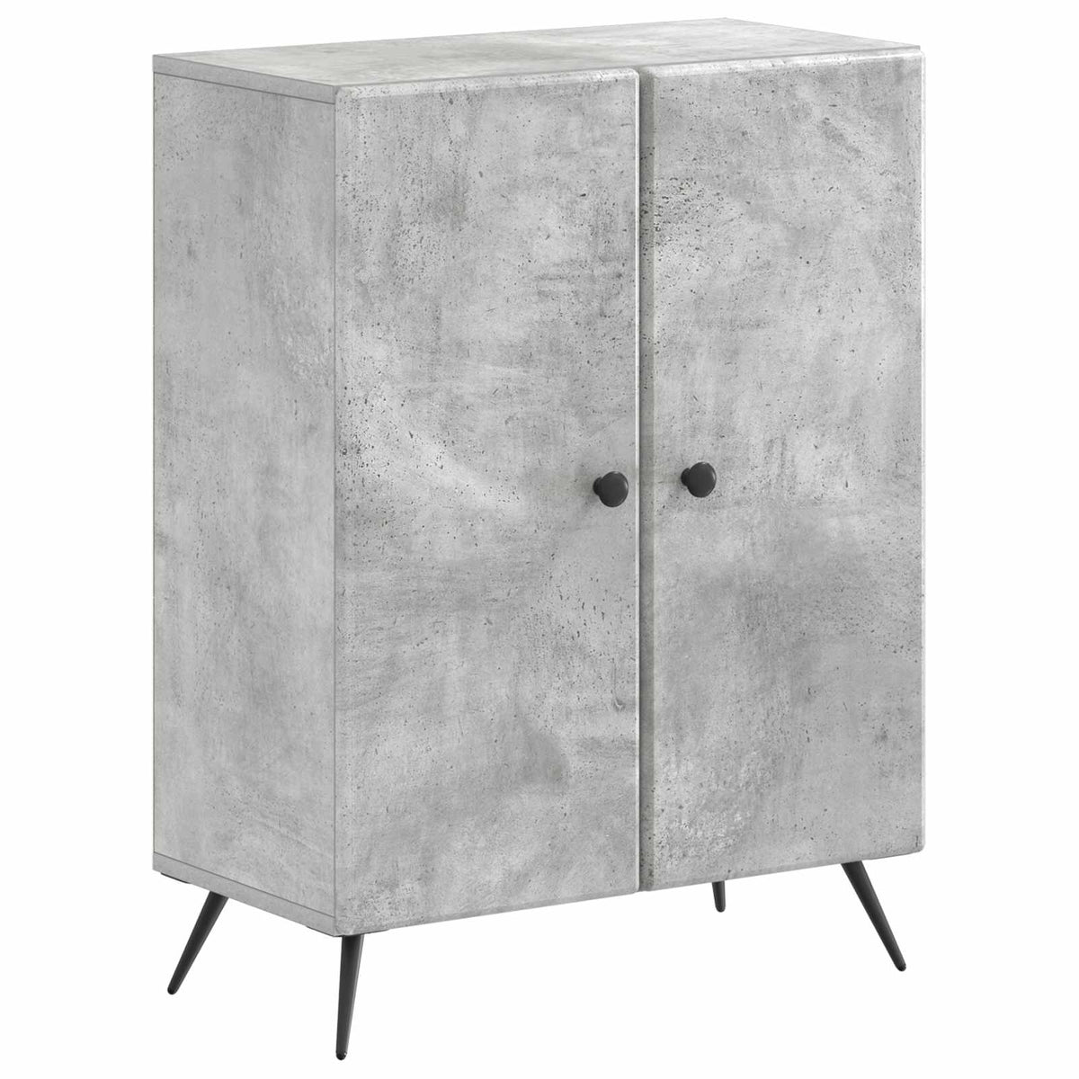 Badrumsskrubb BREDA Betonggrå 59,5 x 31 x 80 cm Konstruerat trä