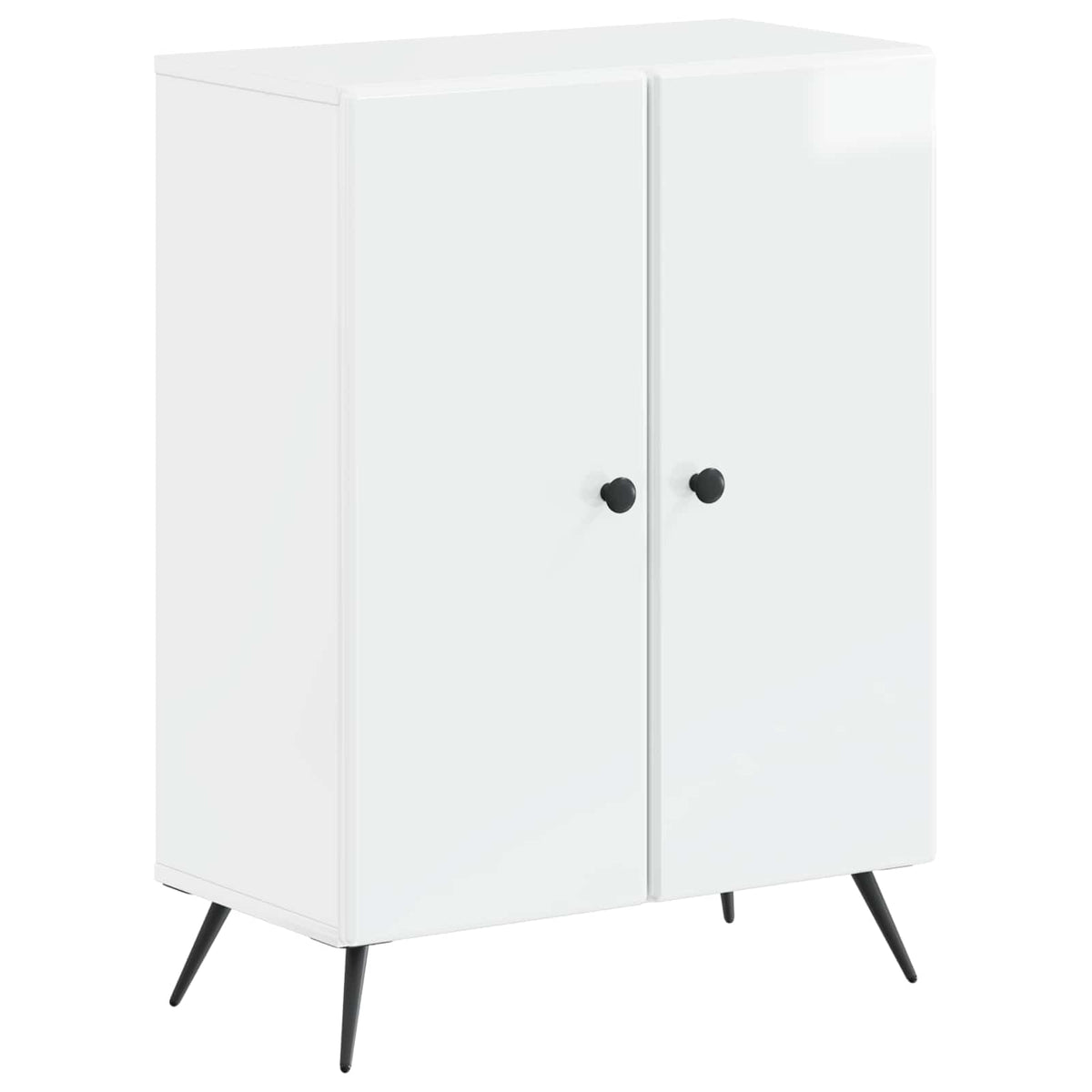 Badrumsskrubb BREDA Vit högglans 59,5 x 31 x 80 cm