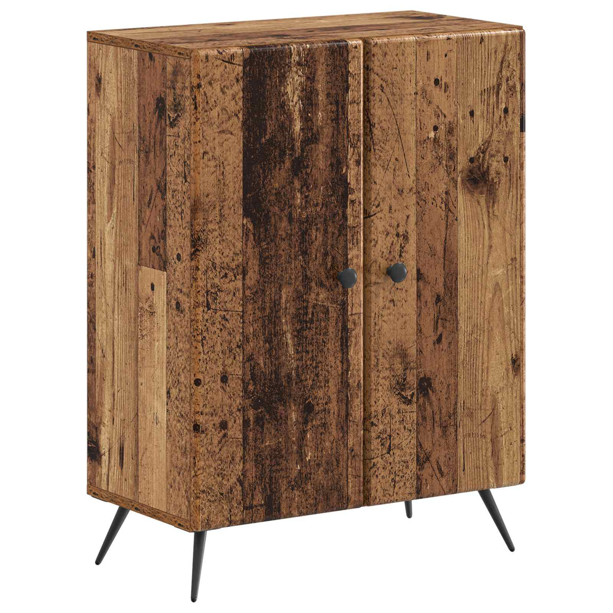 Badrumsskrubb BREDA Gammalt trä 59,5 x 31 x 80 cm