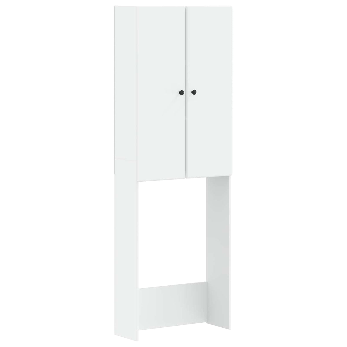 Toalett skåp BREDA Vit 66 x 25,5 x 190 cm Konstruerat trä