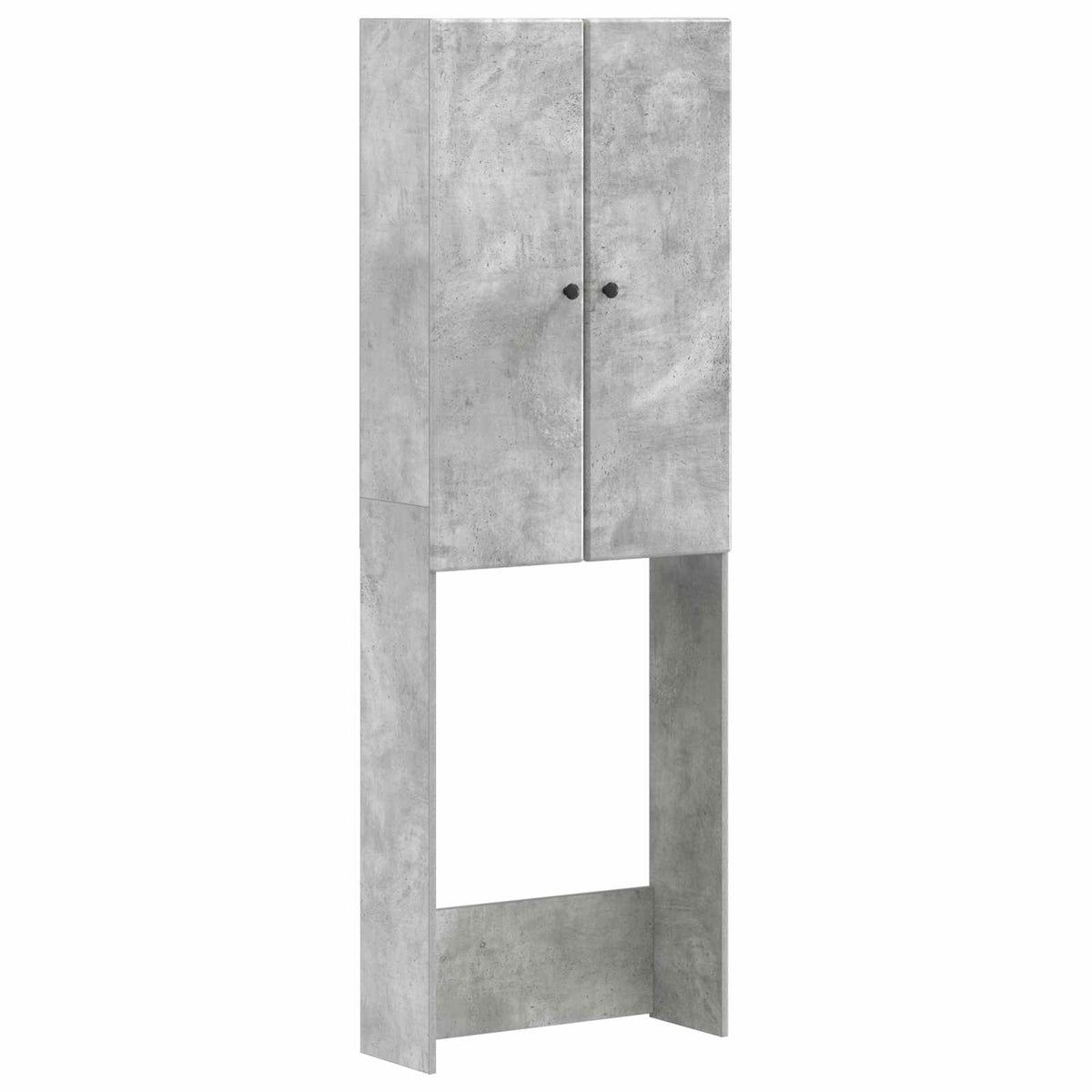Toalett skåp BREDA Betonggrå 66 x 25,5 x 190 cm Konstruerat trä