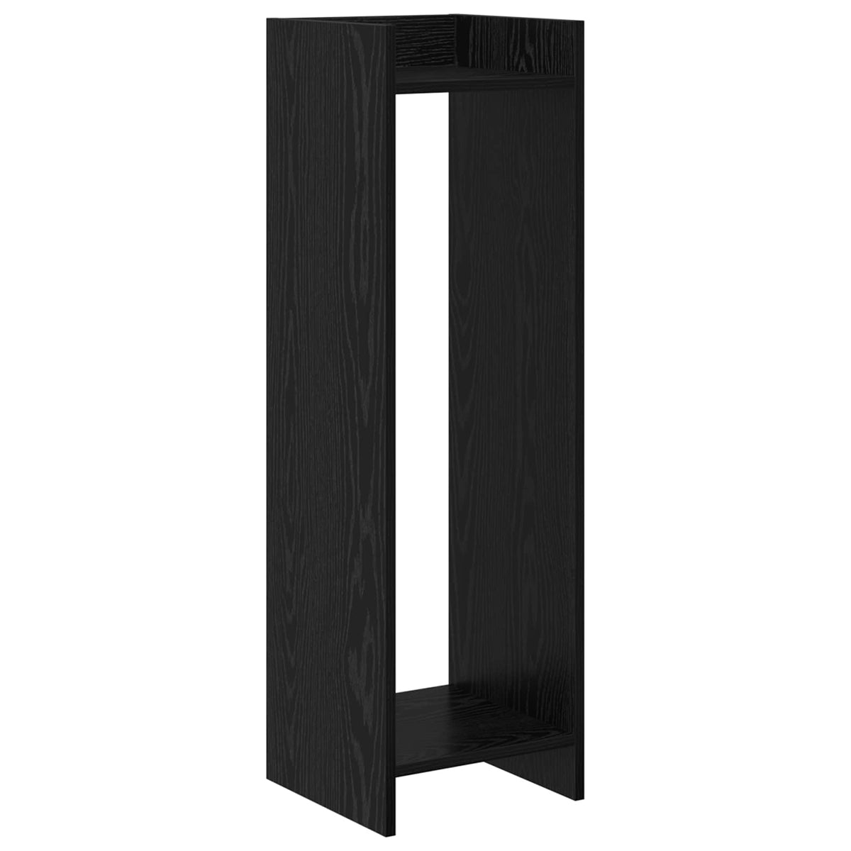 Växtställ Svart ek 30 x 30 x 100 cm Konstruerat trä