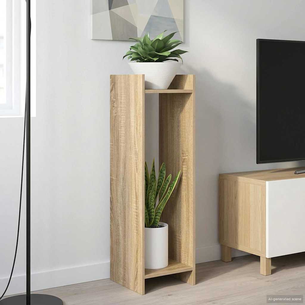 Växtställ 2 st Sonoma-ek 30 x 30 x 100 cm Konstruerat trä