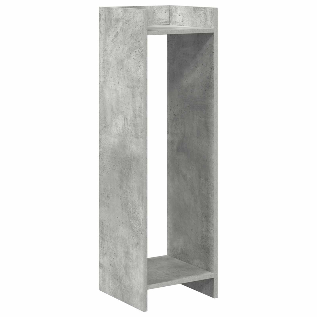 Växtställ Betonggrå 30 x 30 x 100 cm Konstruerat trä