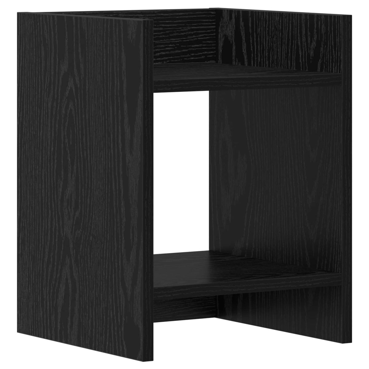 Växtställ Svart ek 30 x 30 x 40 cm Konstruerat trä