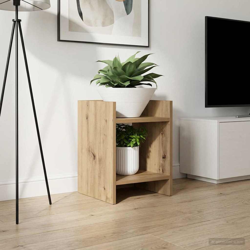 Växtställ Artisan-ek 30 x 30 x 40 cm Konstruerat trä