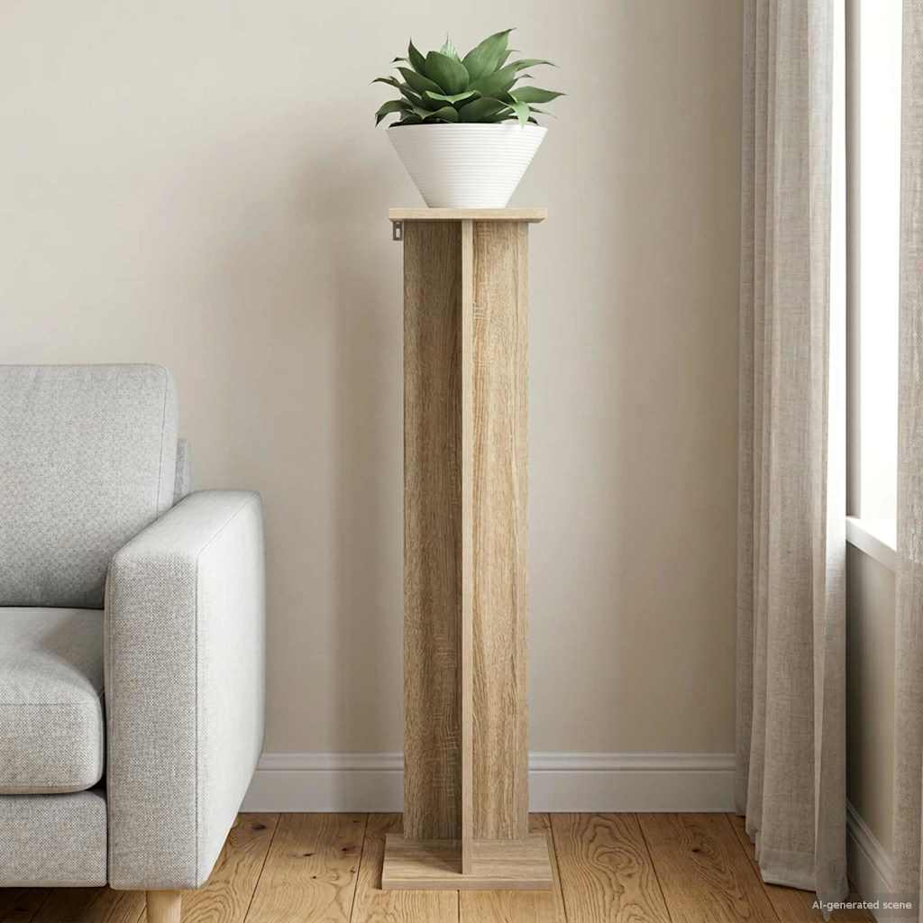 Växtställ Sonoma-ek 25 x 25,5 x 100,5 cm Konstruerat trä