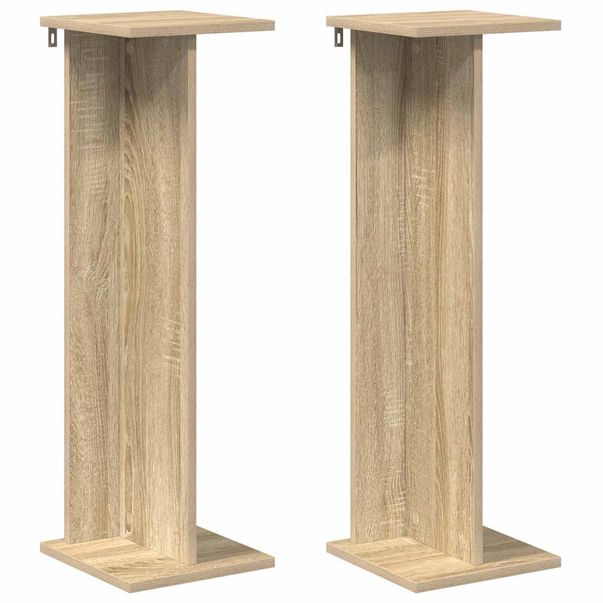 Växtställ 2 st Sonoma-ek 25 x 25,5 x 80,5 cm Konstruerat trä