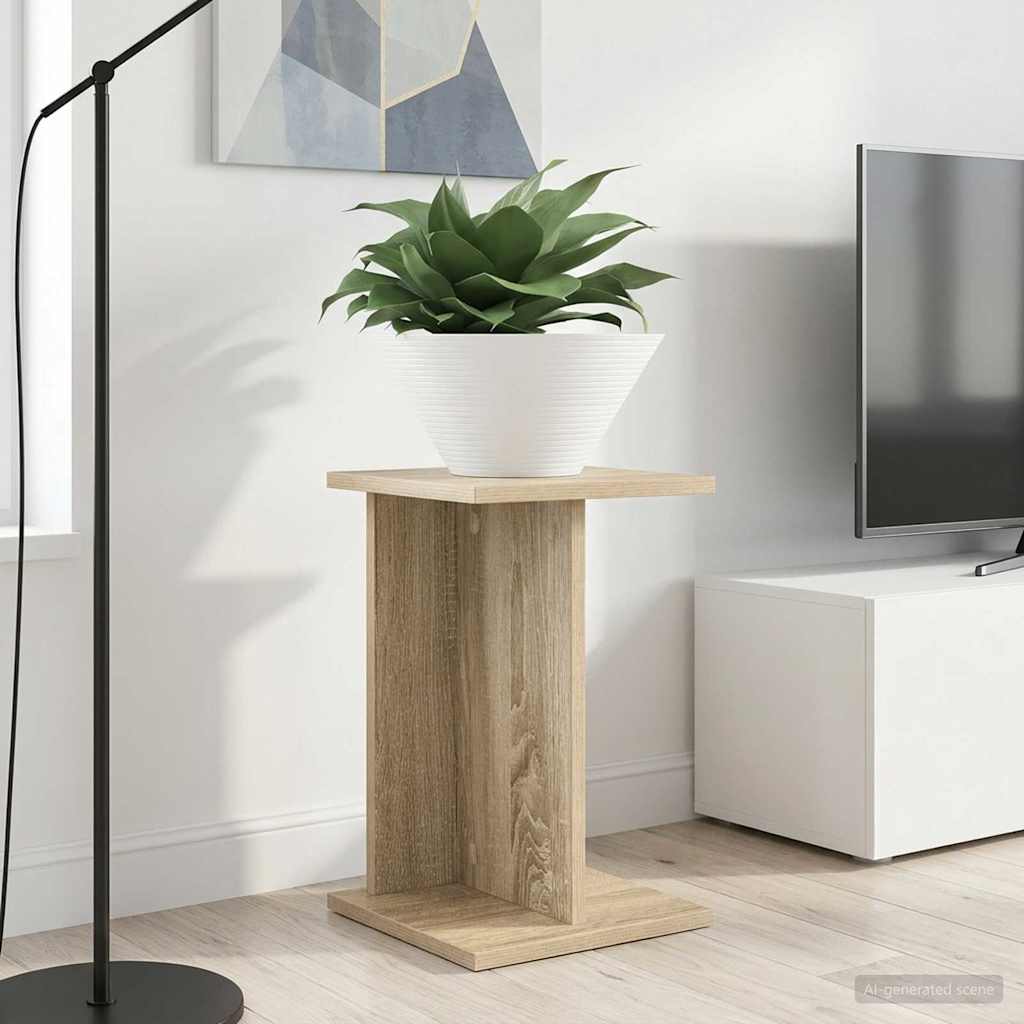 Växtställ 2 st Sonoma-ek 25 x 25,5 x 40,5 cm Konstruerat trä