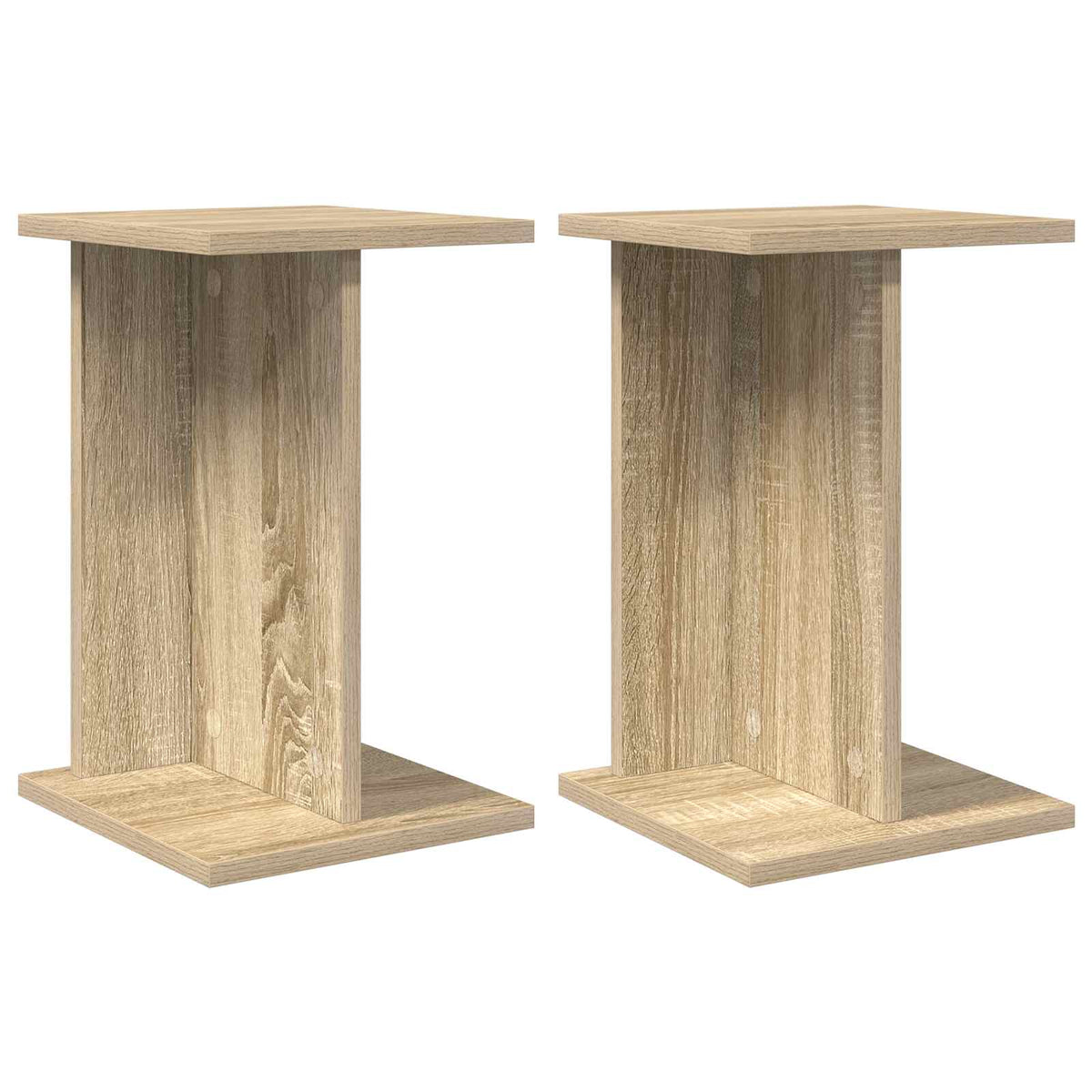 Växtställ 2 st Sonoma-ek 25 x 25,5 x 40,5 cm Konstruerat trä
