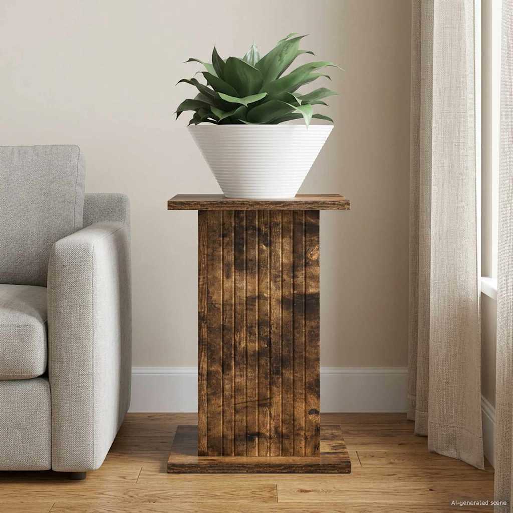 Växtställ Rökt ek 30,5 x 30 x 43 cm Konstruerat trä