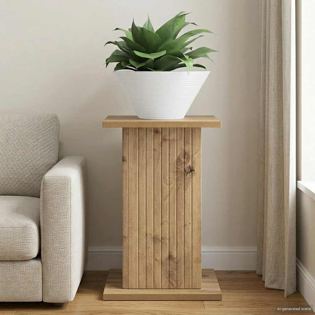 Växtställ Artisan-ek 30,5 x 30 x 43 cm Konstruerat trä