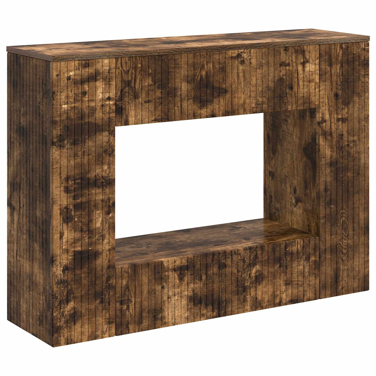 Konsolbord Rökt Ek 101 x 29 x 74 cm Konstruerat trä