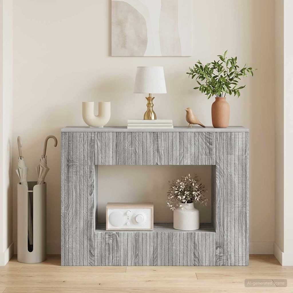 Konsolbord Grå Sonoma 101 x 29 x 74 cm Konstruerat trä