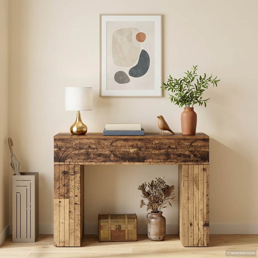 Kaffeebord Gammalt trä 102 x 35 x 75 cm Konstruerat trä