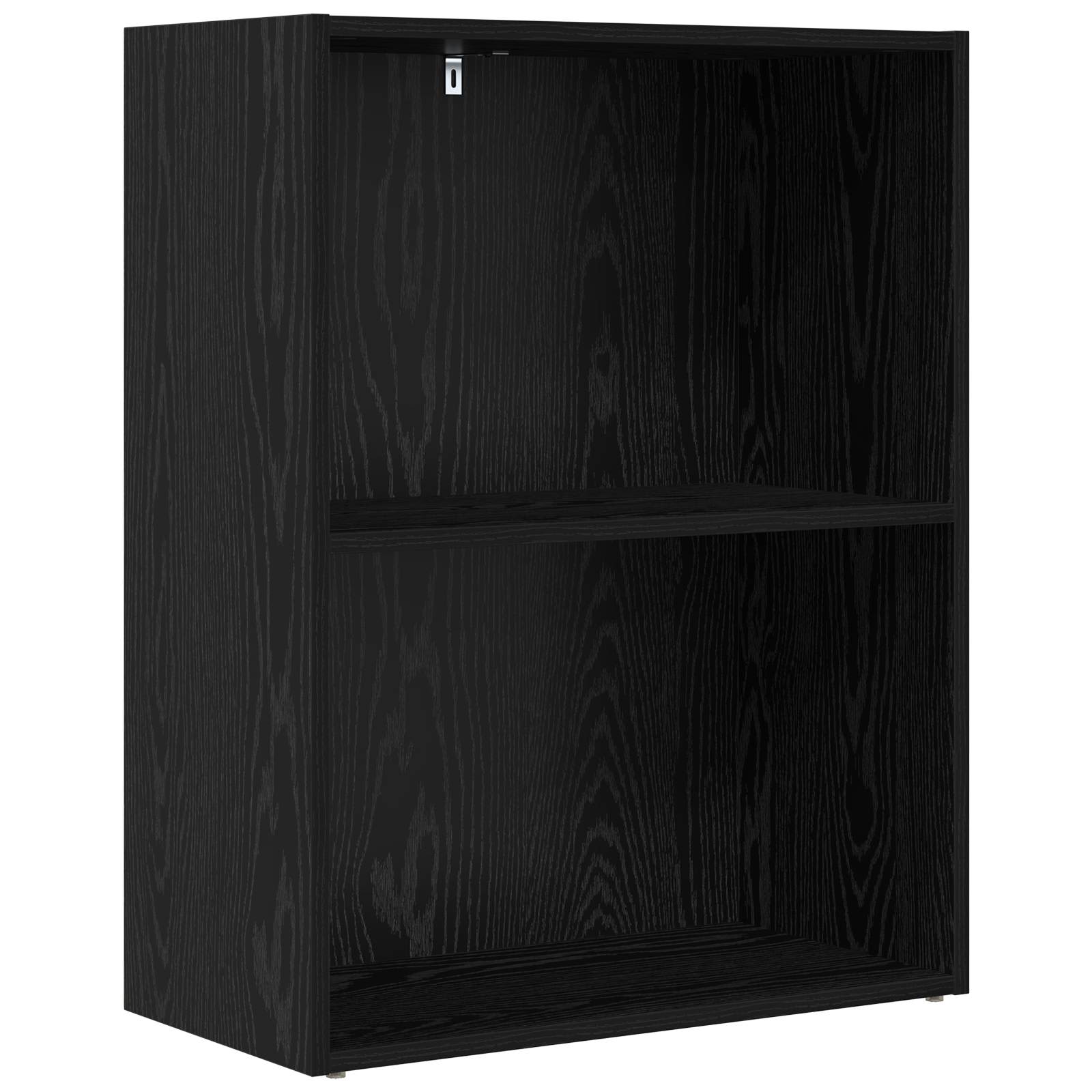 Hyllsystem Svart Ek 60 x 30 x 76.5 cm Konstruerat trä