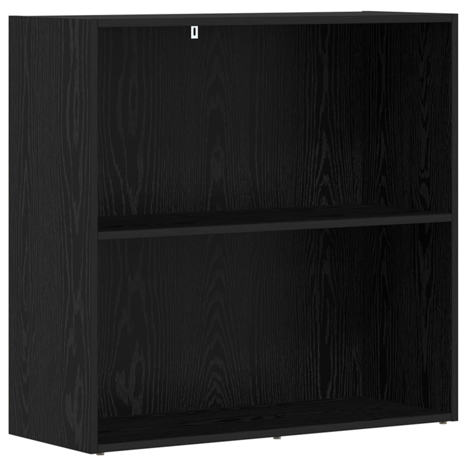 Hyllsystem Svart Ek 80 x 30 x 76,5 cm Konstruerat trä