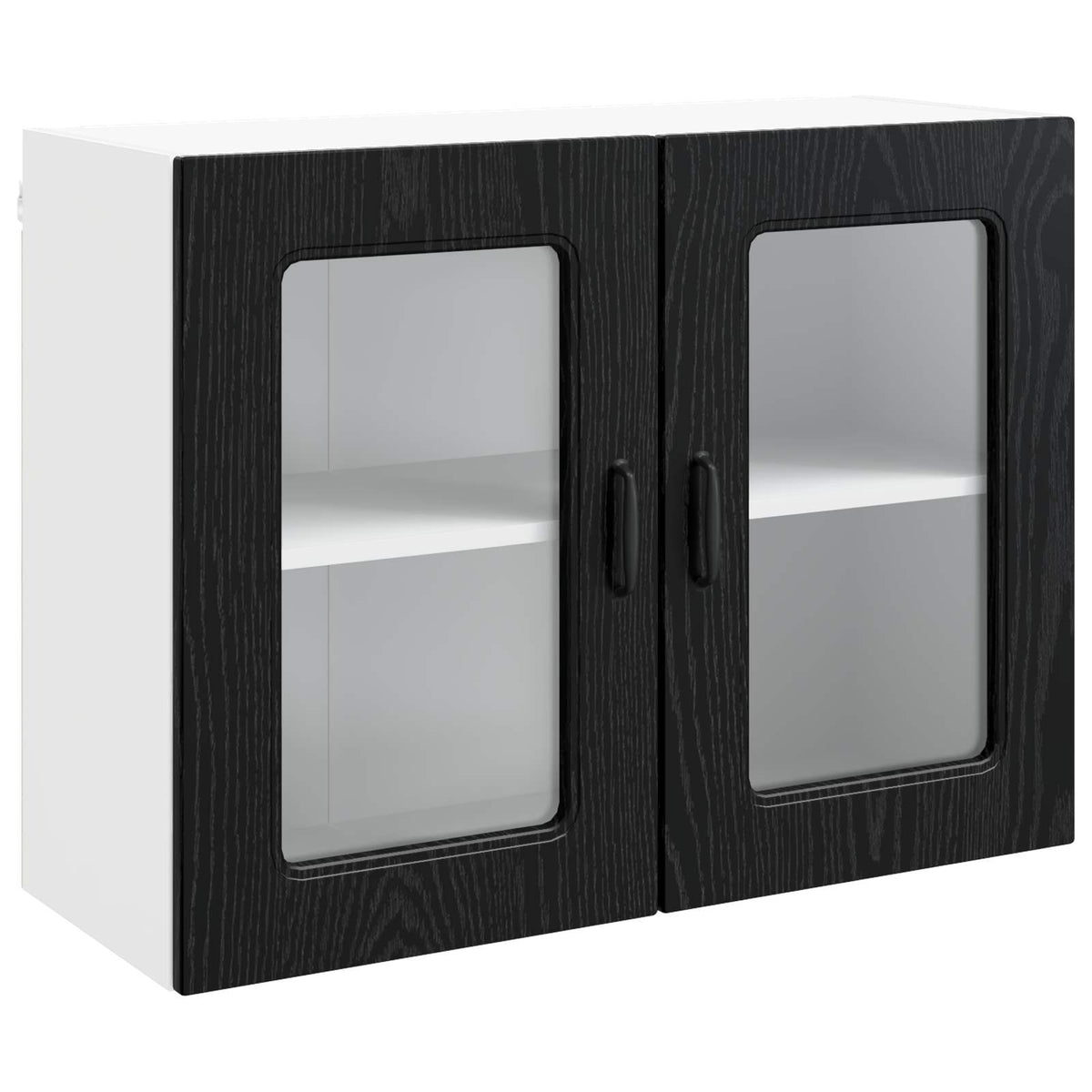 Diskmaskin panel Kalmar Svart Ek 80 x 31 x 60 cm