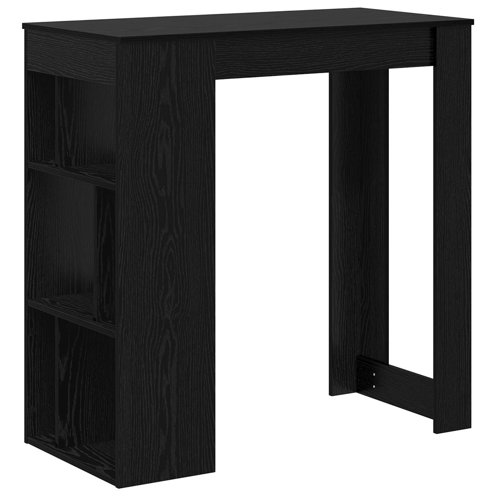 Barbord 102 x 50 x 103,5 cm Konstruerat trä Svart Ek