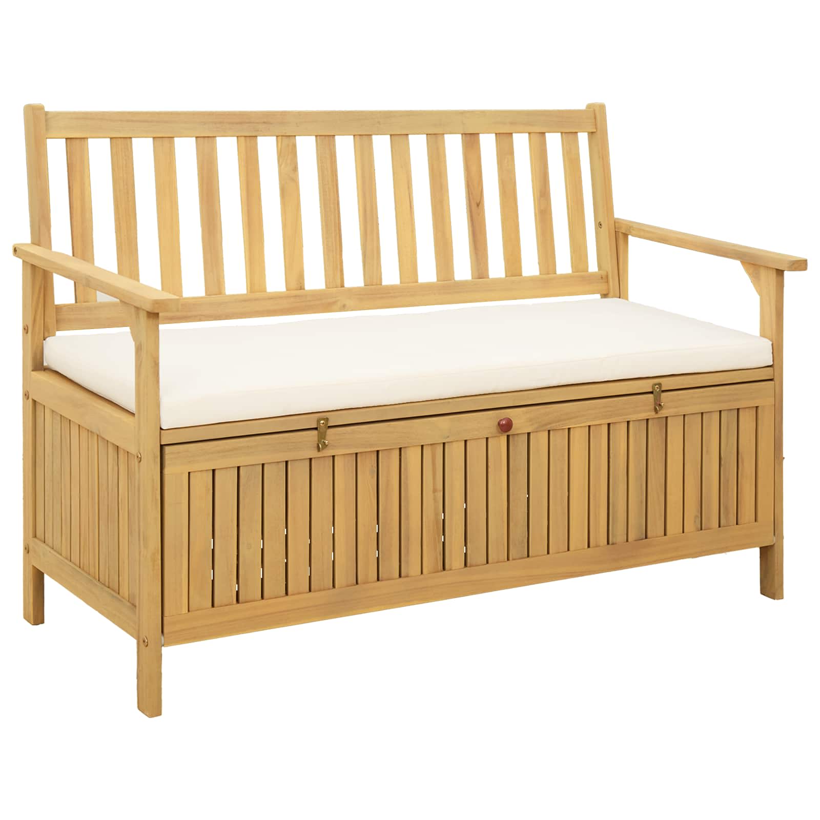 Förvaringsbänk 2 -Seater 120 x 63 x 84 cm Rektangulär