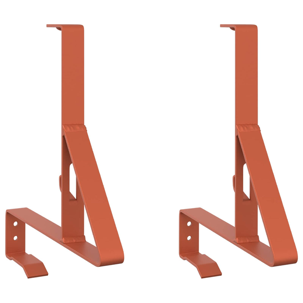 Snöskyddsstöd 2 st Röd 29,5 x 3 x 34,5 cm Stål