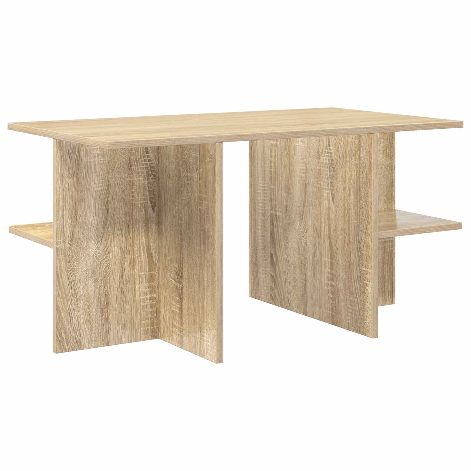Kaffeebord Sonoma-ek 87 x 50 x 45 cm Konstruerat trä