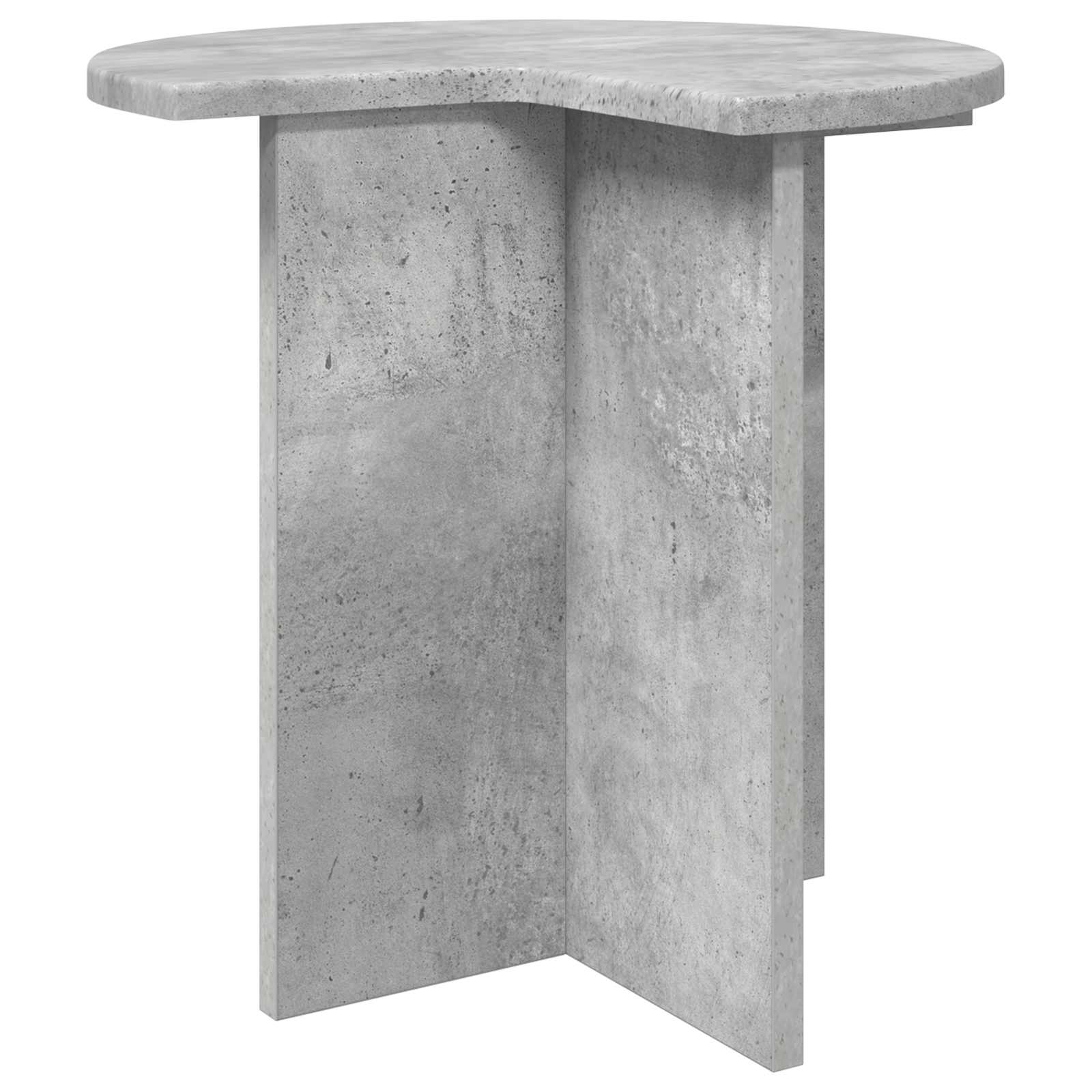 Sidobord Betonggrå Ø 39 x 38 cm Konstruerat trä