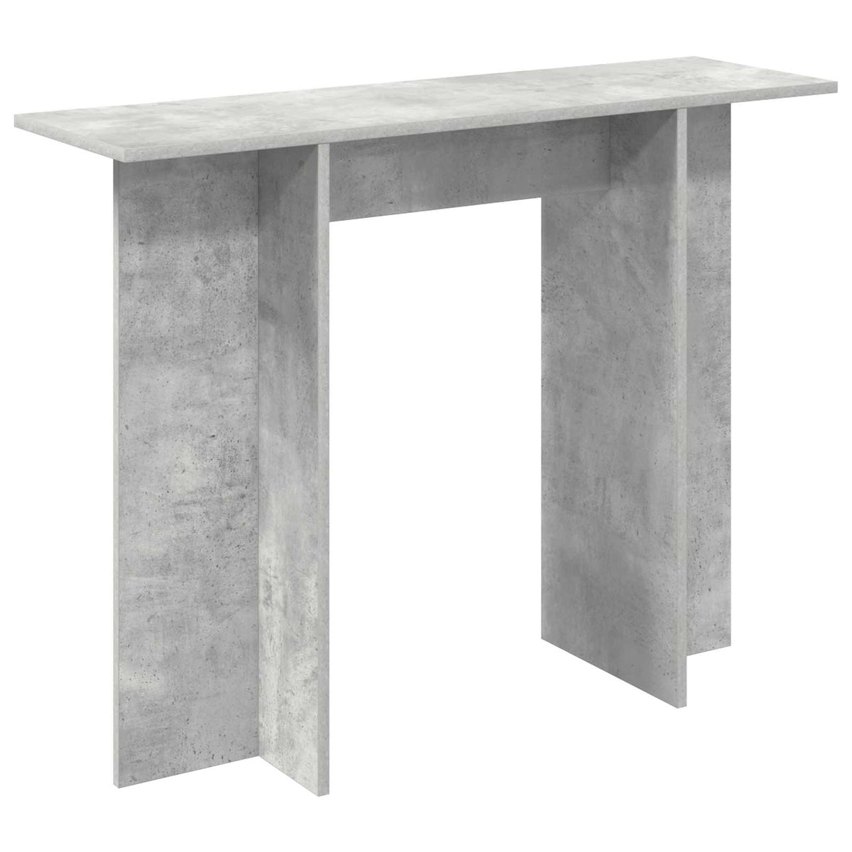 Konsolbord Betonggrå 100 x 30 x 75 cm Konstruerat trä