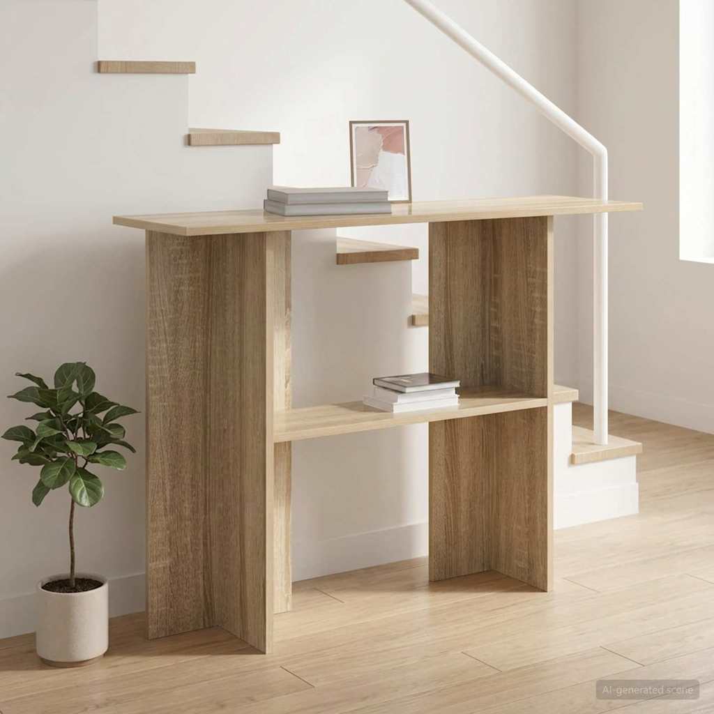 Konsolbord Sonoma-ek 100 x 30 x 75 cm Konstruerat trä