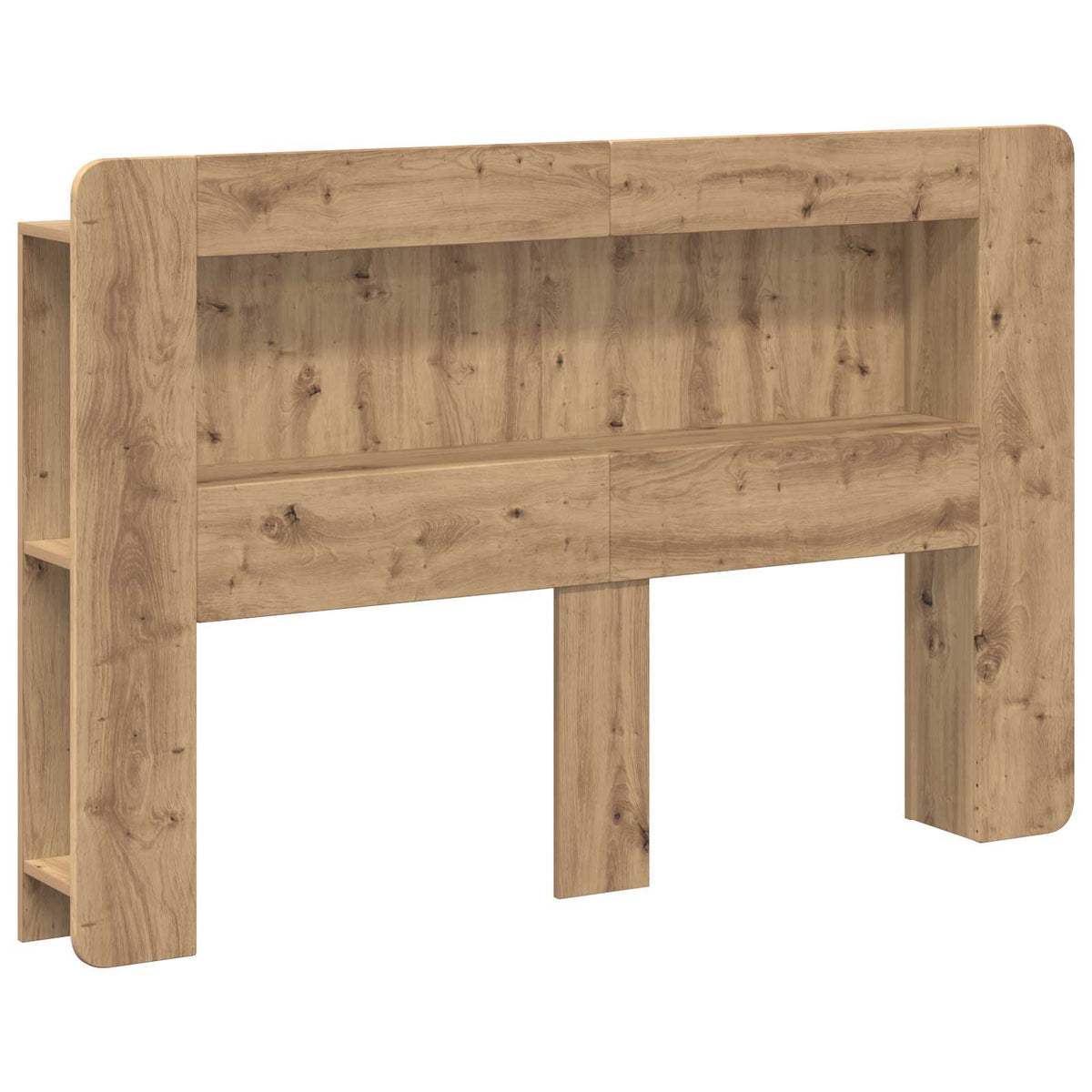 Sänggavelsskåp Artisan-ek 140 cm Konstruerat trä