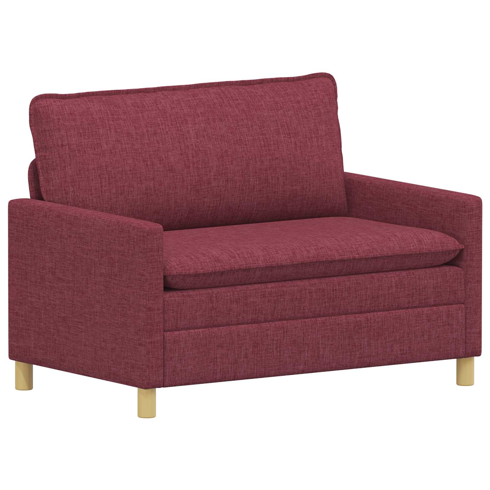 Soffa Vinröd 126 x 81 x 87,5 cm Tyg