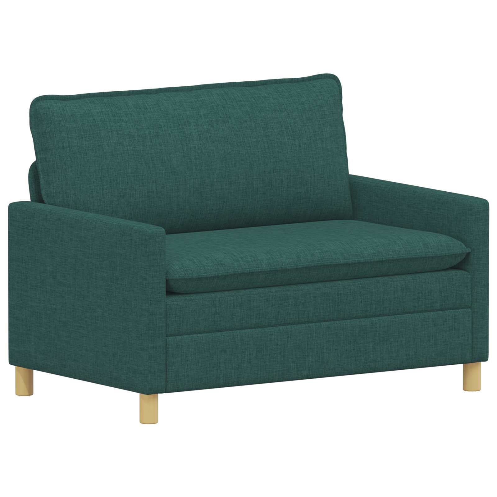 Soffa Mörkgrön 126 x 81 x 87,5 cm Tyg