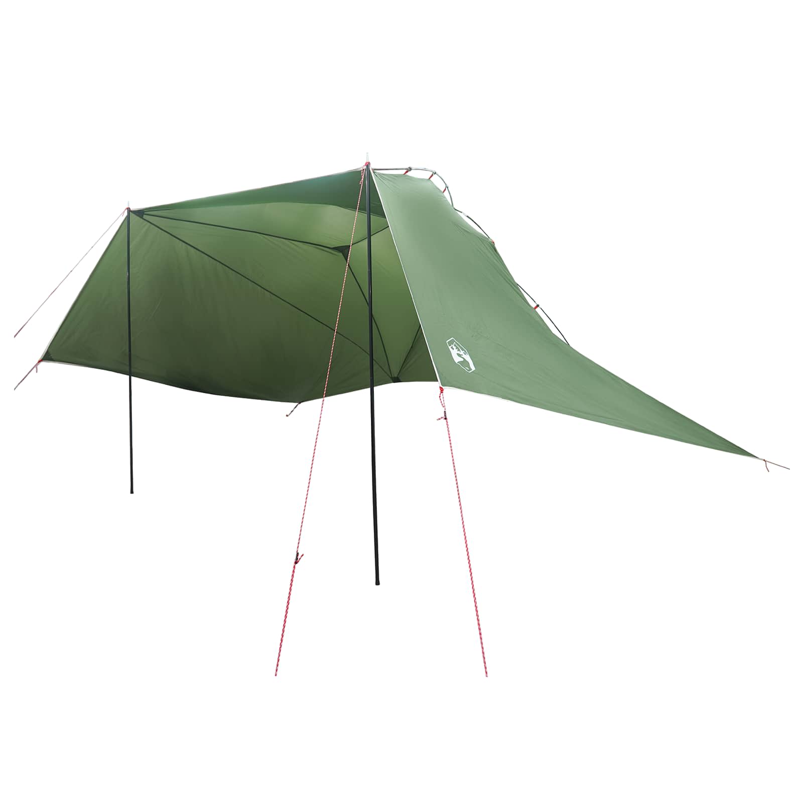 Bil tält med tak Grön 350 x 250 cm Polyester och Stål